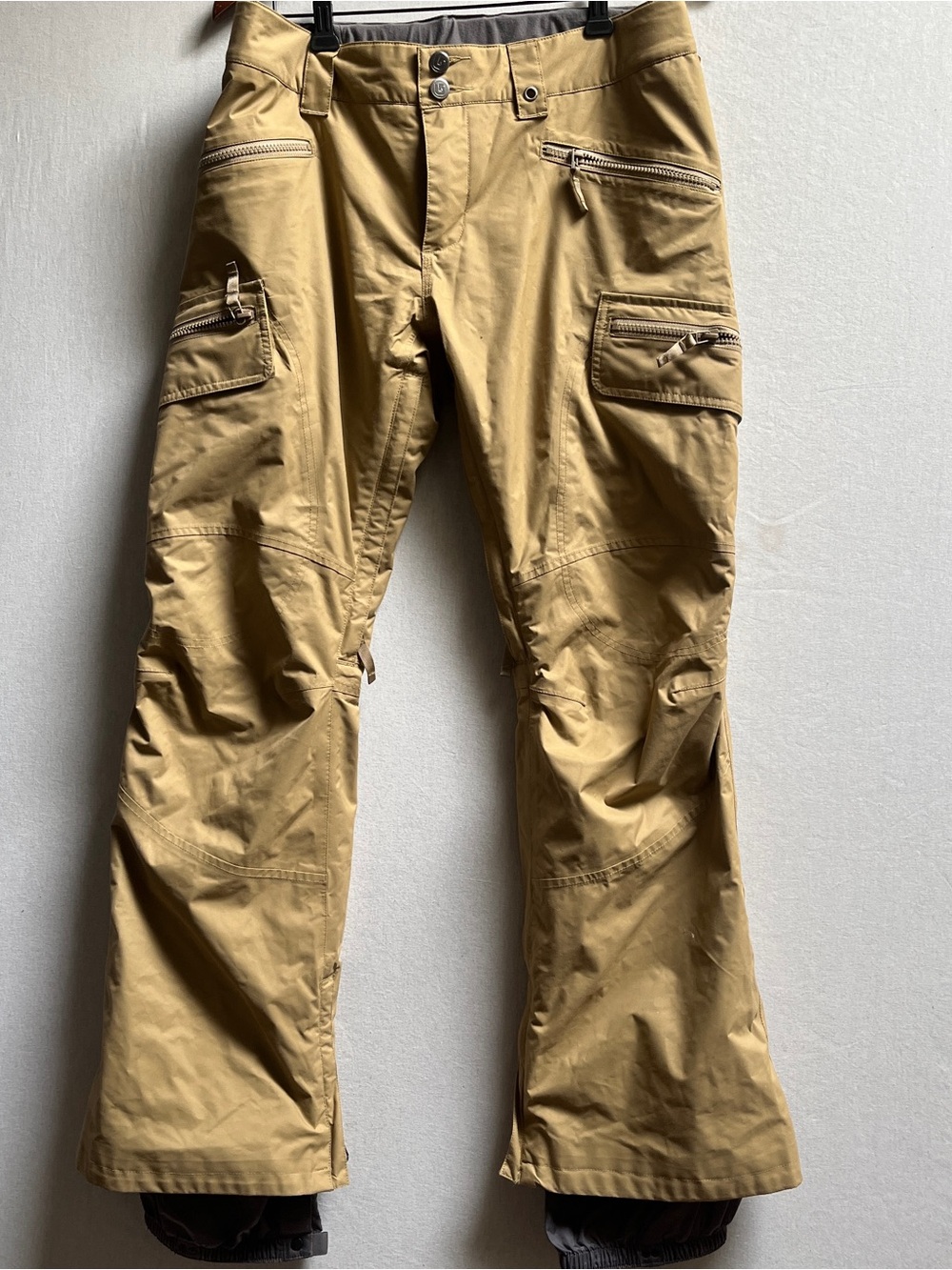 Burton DryRide Tan Cargo Snowboard Pants Medium